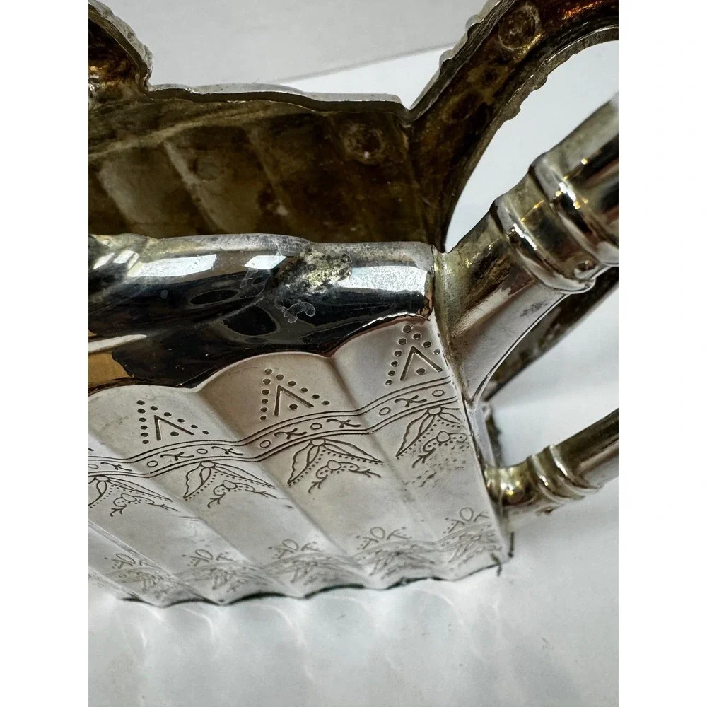 Godinger Silver Art Co 1993 Teapot Napkin Holder Silver Plated Vintage‎ Decor